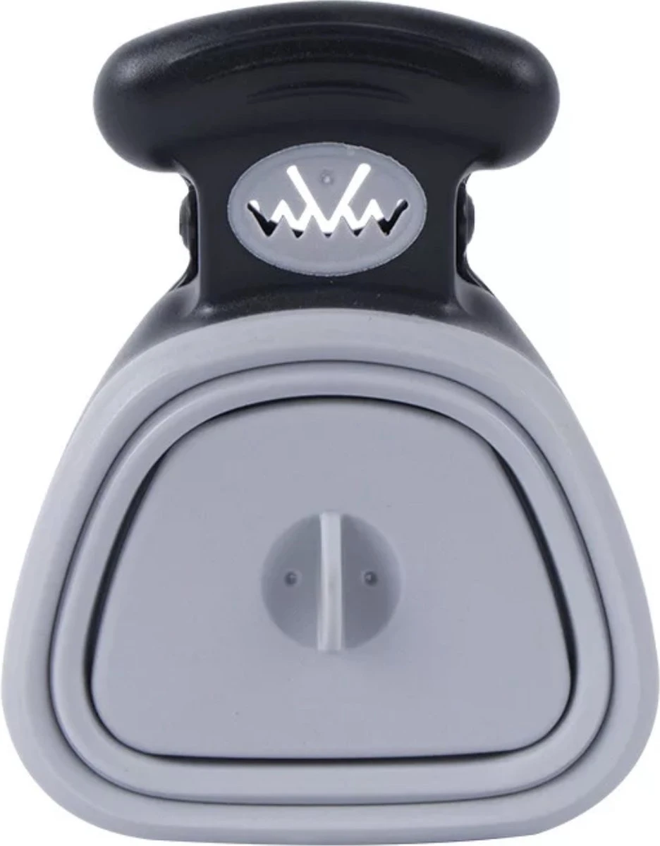 Opvouwbare Poepschep – Pooper Scooper Hondenpoep Schep – Hondenpoep Dispenser – Poepzakjes Hond Grijs 14 X 11.5 Cm