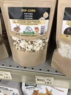 POPCORN SNACK VOOR KNAAGDIEREN 15G