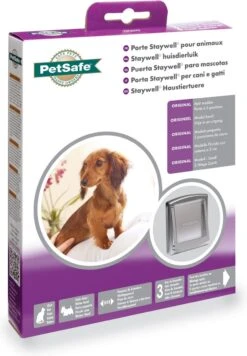 Petsafe 737 Kattenluik – Zilver/Transparant – 23,6 X 19,8 Cm