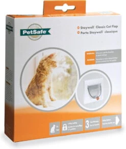 Petsafe 919 Classic – Wit – Kattenluik – 22,4 X 22,4 X 22,4 Cm