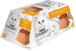Purina Gourmet Katten Natvoer, Mousse Met Kip (2 X 57 G), 114 G