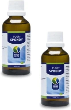 Puur Natuur Spondy – Supplement – Gewrichten – Spieren – 2 X 50 Ml
