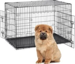 Relaxdays Hondenbench Inklapbaar – Metalen Bench – Draadkooi – Vervoersbox – Autobench – XXL