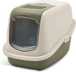 Savic Kattentoilet Nestor Happy Planet Mokka – Kattenbak – 56X39X38.5 Cm