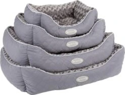 Scruffs Wilton – Luxe Zachte En Warme Hondenmand Met Anti-slip Onderzijde – Grijs – Maat S/M/L/XL – Kleur: Grijs, Maat: Large