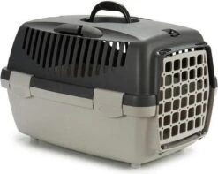 Stefanplast Vervoersbox Kat/hond 47 X 33 X 30 Cm Grijs