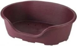 Strong Hondenmand Hondenbed Kunststof PVC 87 Cm Donkerrood