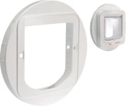 Sureflap Montageadapter Voor Kattenluik – Wit – 14 X 12 Cm