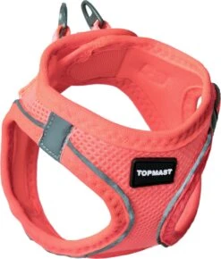 Topmast Airmesh Hondentuig – Click & Go – Roze – XS – Reflecterend – Harnas Hond – Hondentuigje – Hondenharnas – Voor Puppy, Kleine, Medium En Grote Hond