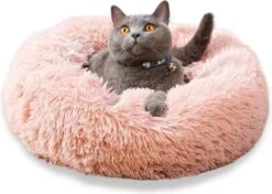 Topmast Fluffy Donut – Dierenmand – Donut Hondenmand – Roze – 80 Cm