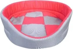 Topmast Hondenmand Shine Rood-grijs 64x56x23cm