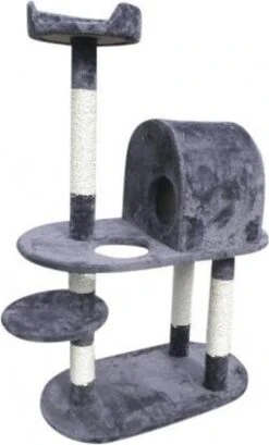 Topmast Krabpaal Klimpaal – Fiona – Grijs – 75 X 41 X 124 Cm