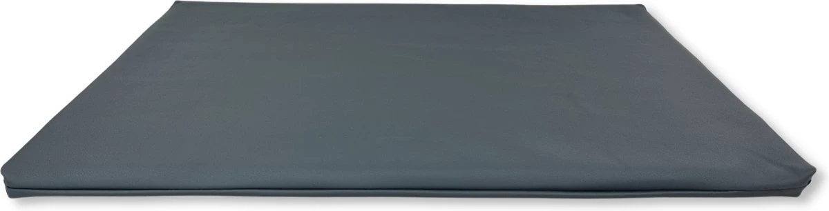 Topmast Leatherlook Benchkussen – Antraciet – 120 X 75 Cm – Benchmat – Benchmatras – Spatwaterdicht – Hondenkussen