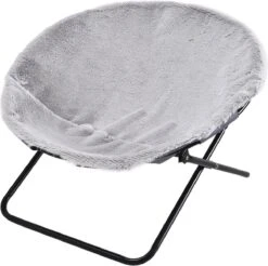 Topmast Stretcher – Ligstoel – Dierenmand – Dierenkussen – Grijs – 50 X 50 Cm