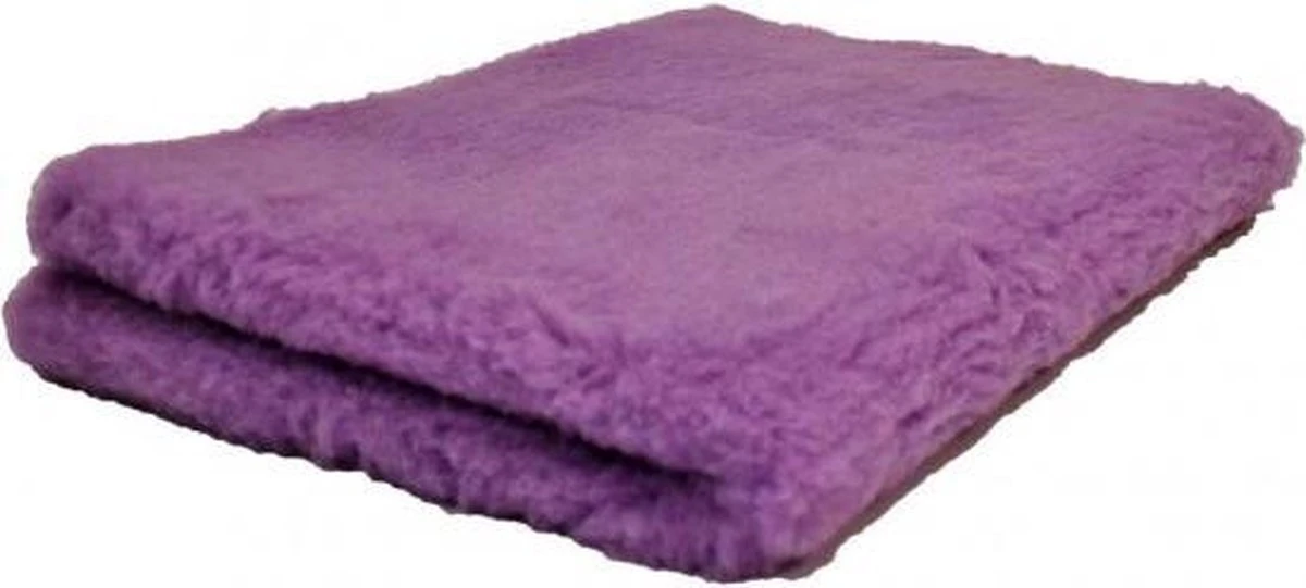 Topmast Vetbed – Hondendeken – Benchmat -puppykleed Dierenmat – LILA Effen Anti-Slip – 150×100 Cm Machinewasbaar