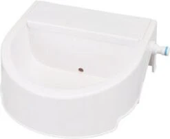 Trixie Drinkbak Outdoor Automatisch Wit – 1.5 LTR 24X23X10 CM