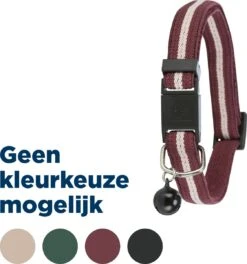 Trixie – Halsband – Kat – Strepen – Elastisch – Assorti