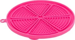 Trixie Lick’n’snack Mat Met Zuignappen Siliconen Roze 18 Cm