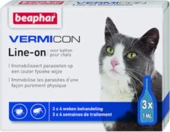 BEAPHAR Vermicon Line-On Volwassen Kat 3 Pipetten