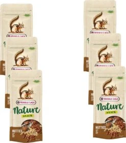 Versele-Laga Nature Snack Nutties – Knaagdiersnack – 6 X Noten 85 G