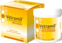 Vetramil Huid & Vacht Supplement Honingzalf Pot Met Cardiospermum – 180 Gr