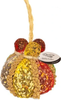 Vogelvoer – Luxe Voeder Bol XL – ø30cm – Handgemaakt – 1,5 Kg – Diverse Speciaal Geselecteerde Zaden