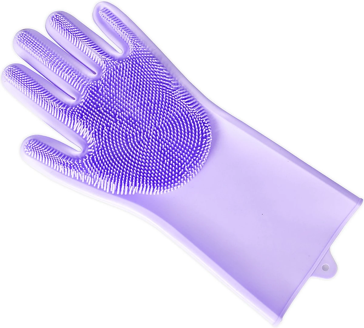 WUFY Borstel Handschoen Voor Honden En Katten – Huisdierenborstel – Verzorgingsborstel – Massageborstel – Fiolett M