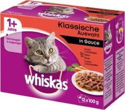 Whiskas 2 X 12 – 100g Natvoer Classic Selection
