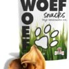 Woef Woef Snacks Hondensnacks Varkensoren XXL Kauwsnacks – Gedroogd Vlees – Varken – Alle Honden En Alle Leeftijden Vanaf 10kg – Geen Toevoegingen – 15 Stuks – Elke Levensfase
